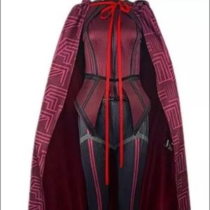 Wanda  Scarlet Witch Costume Cloak Tops Pants Headpiece 3XL